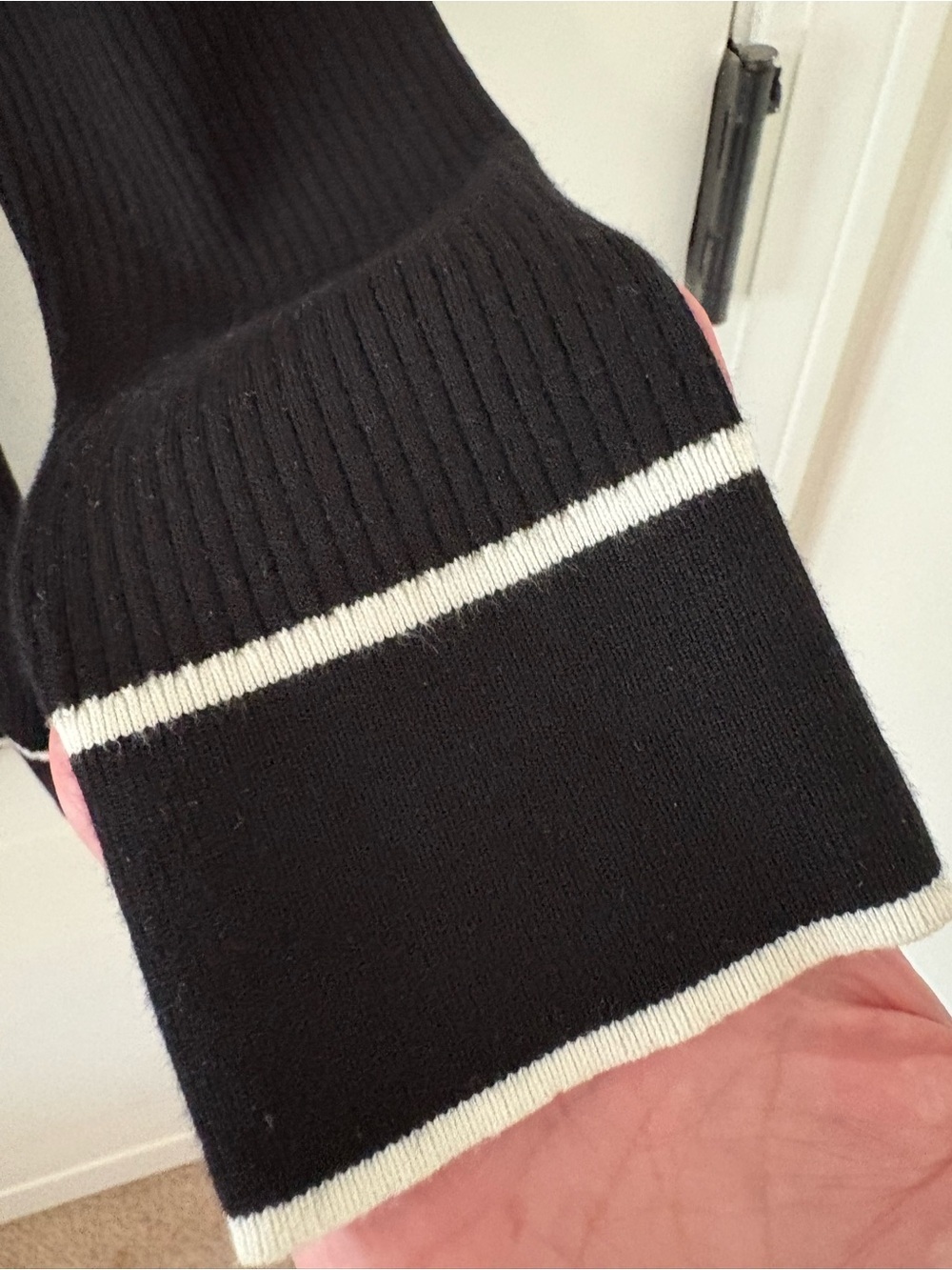 Talbots Ribbed Bow Neck Sweater. Size Small. - Picture 5 of 11
